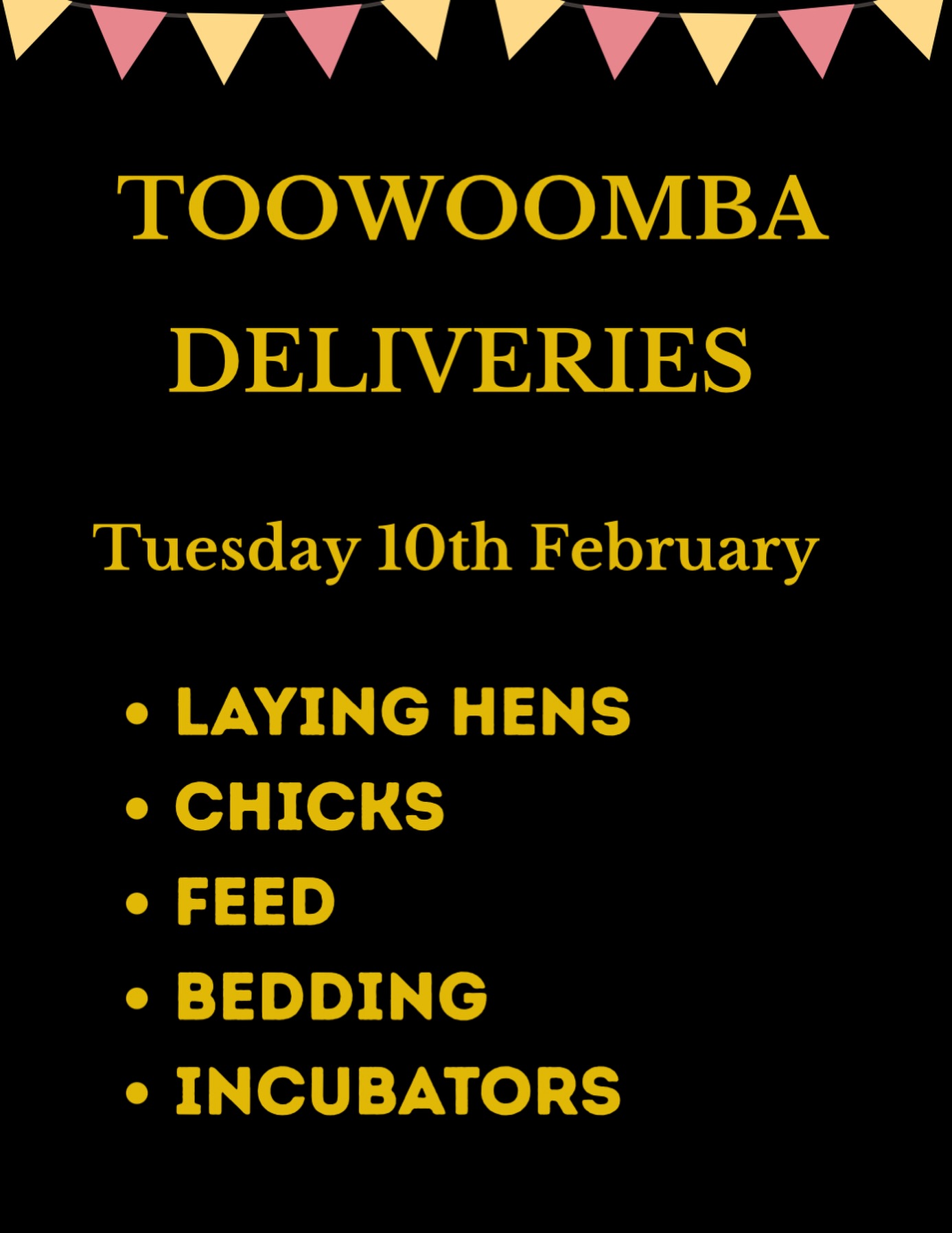 TOOWOOMBA DELIVERIES ... - Heritage Hatching and Hens | Facebook