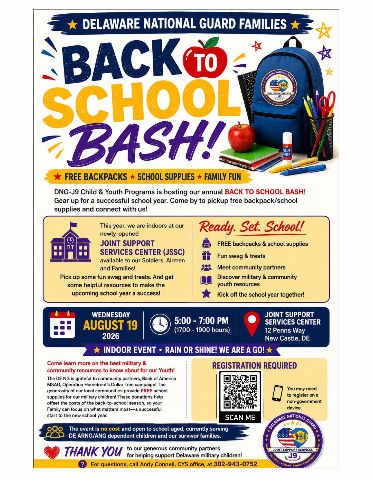 【廃盤】SCHOOL YOUTH / PLAY BACK OUR 6 YEARS 📚 BACK TO SCHOOL BASH 2026 ✏️🍎 The Delaware National Guard J9