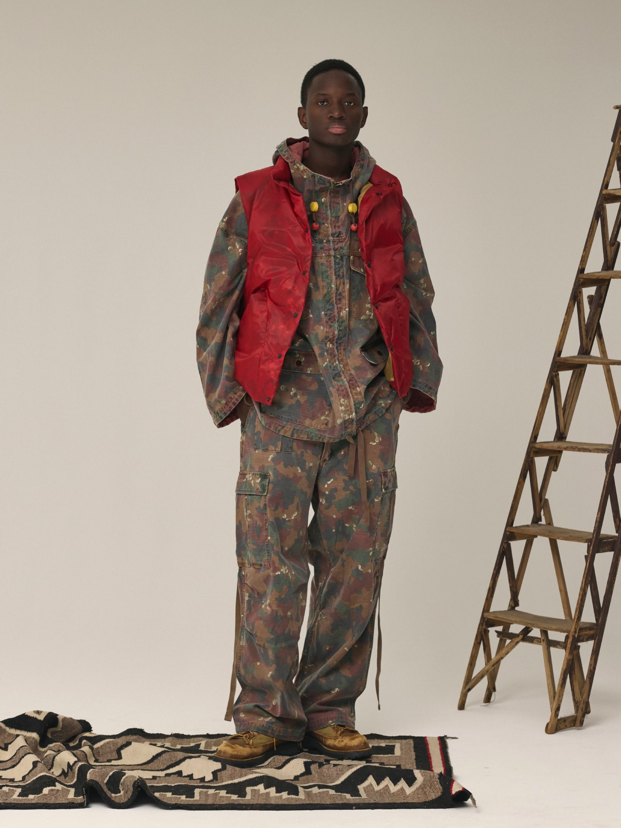 Nigel Cabourn's Autumn Winter 2026 fade camo series