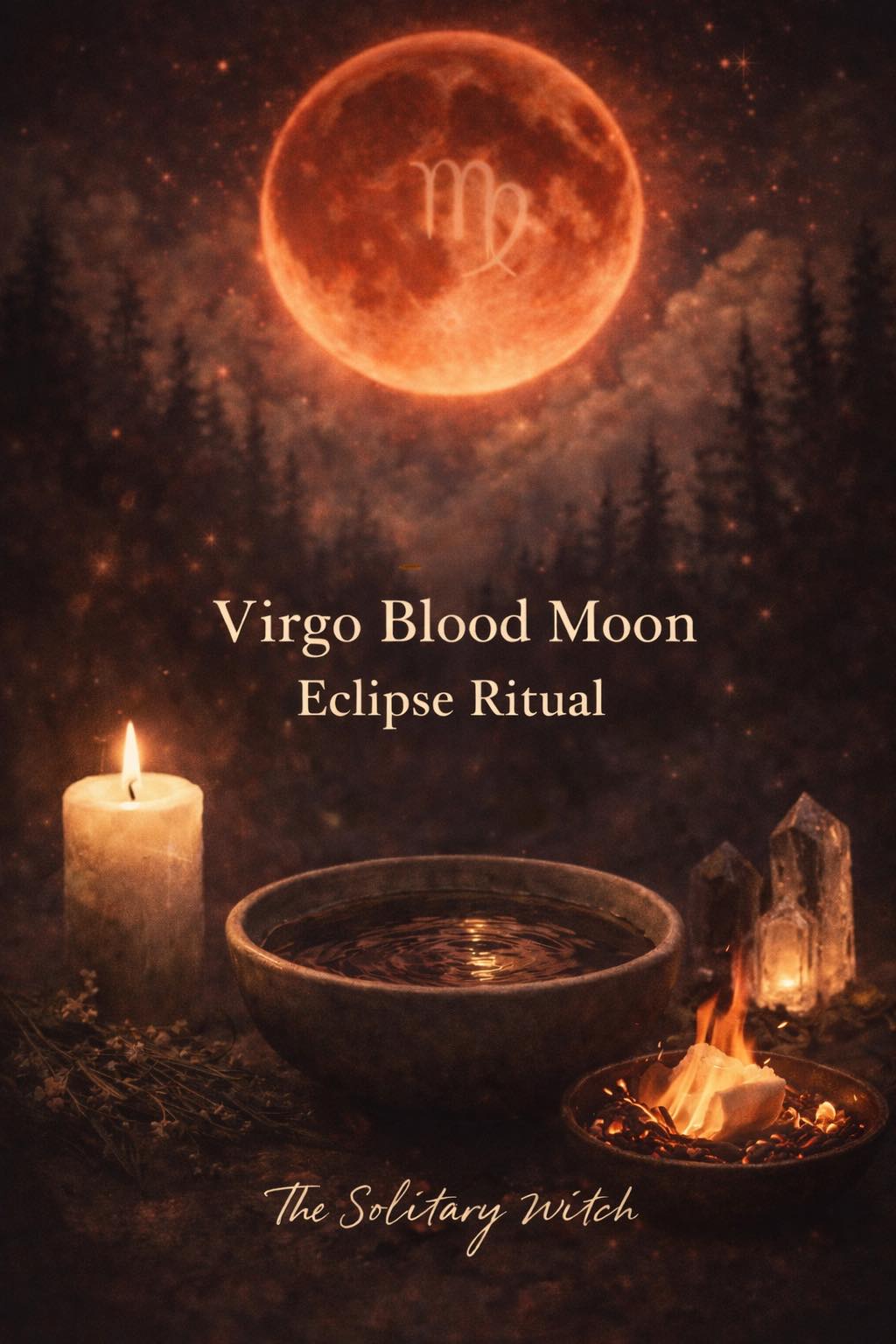 🌑🩸 Virgo Blood Moon Eclipse Ritual... - The Solitary Witch | Facebook