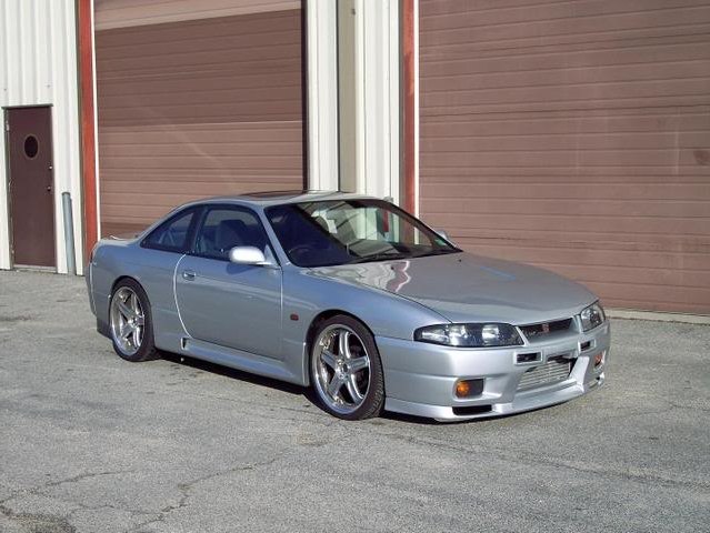 nikonikoking s14 R33 Nissan S14 with an R33 Skyline front end