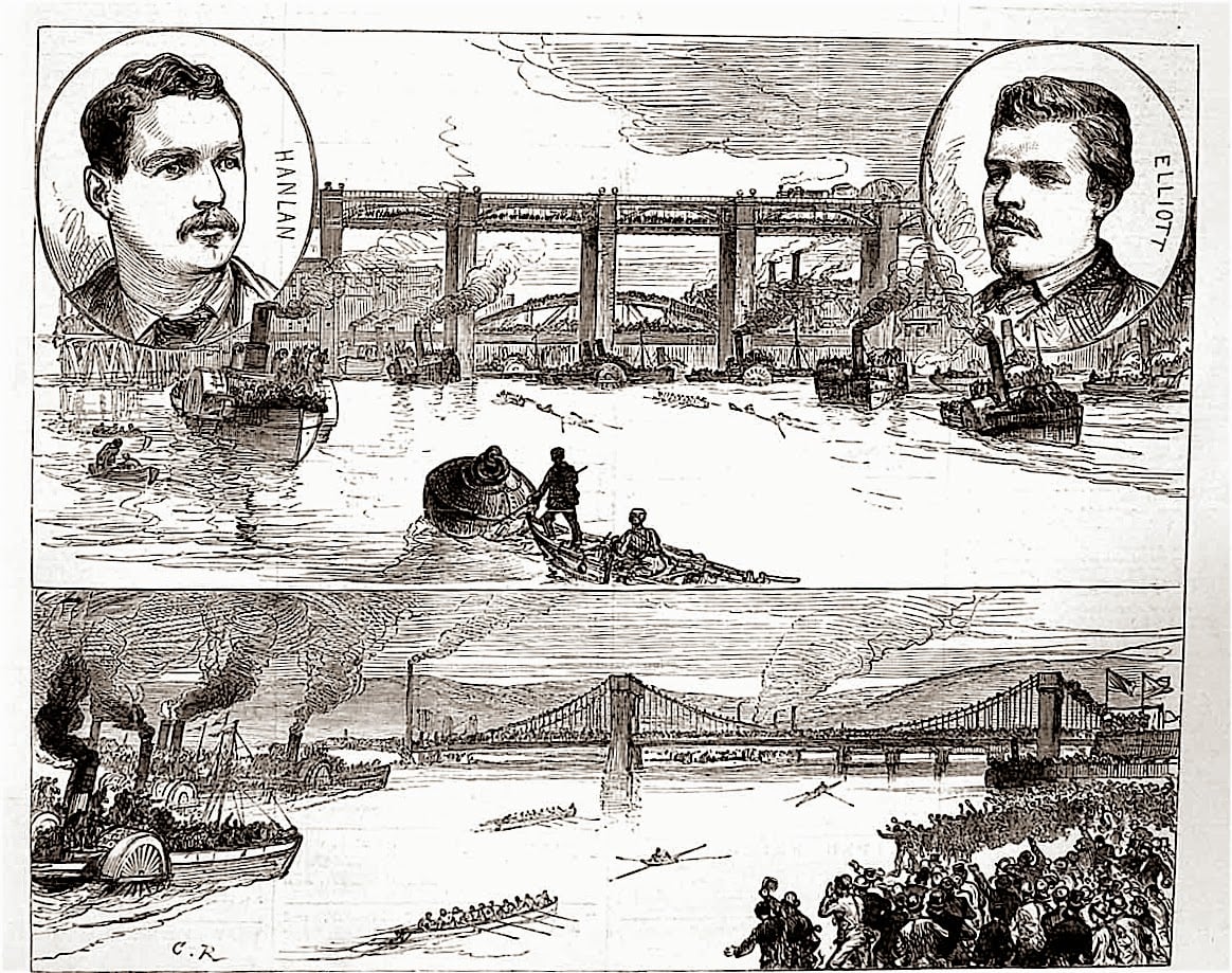Newcastle - 1879: Ned Hanlan (Canadian Champion, 1877 and US Champion ...