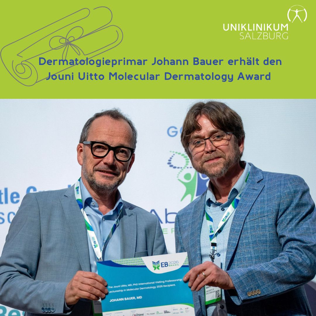 Salzburger - 🎉 Herzlichen Glückwunsch an Prim. Univ.-Prof. Dr. Johann ...