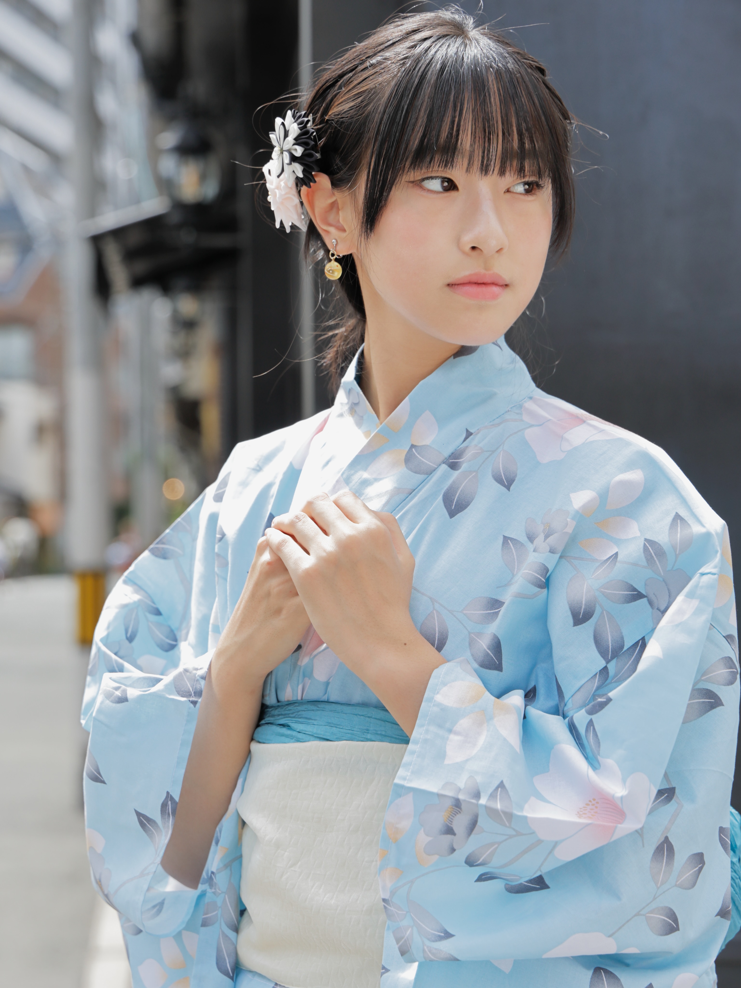 はなこ　浴衣 今年の浴衣はback numberにハマったので 水色に花柄🩵 浴衣👘 Uncocon