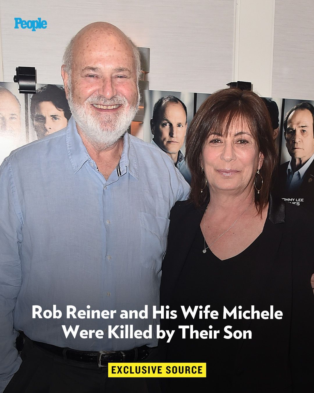 People - 🔗: bit.ly/4qdYytA Rob Reiner and his wife, Michele Singer ...