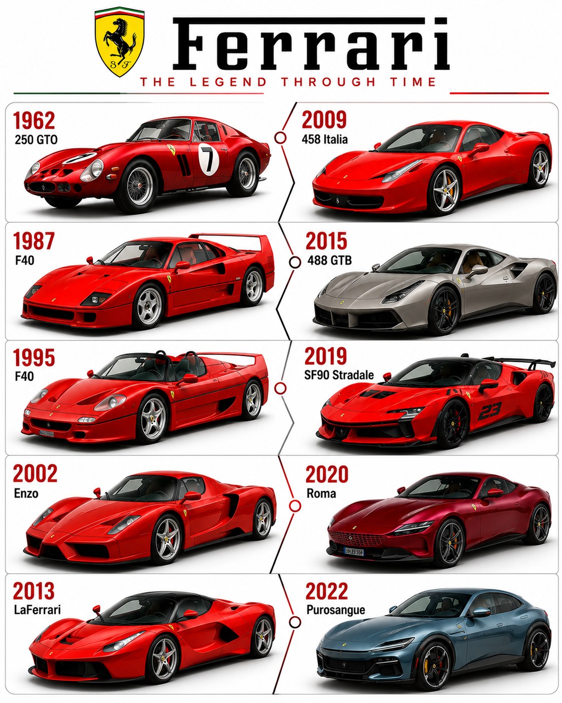 EngineersPost - Ferrari Evolution ❤️‍🩹 | Facebook