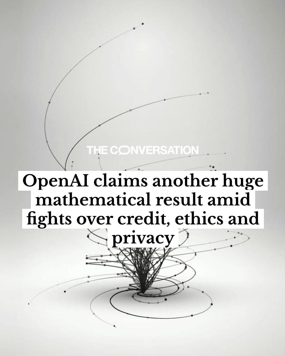 ARTIFICIAL INTELLIGENCE
OpenAI Claims Another Huge Mathematical Result Amid Fights Over Credit, Ethics, and Pr