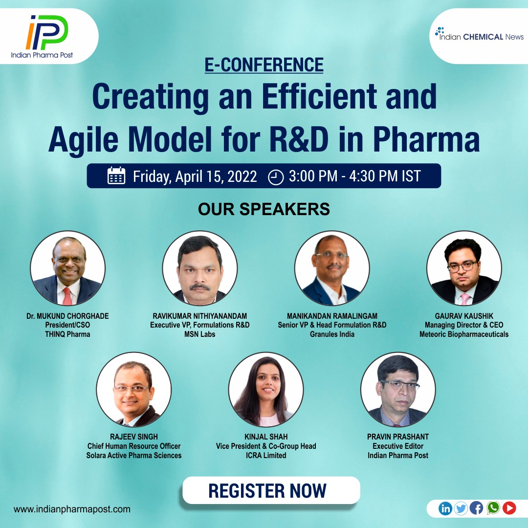 Indian Pharma Post - Join us live today at E-conference on 'Creating an ...