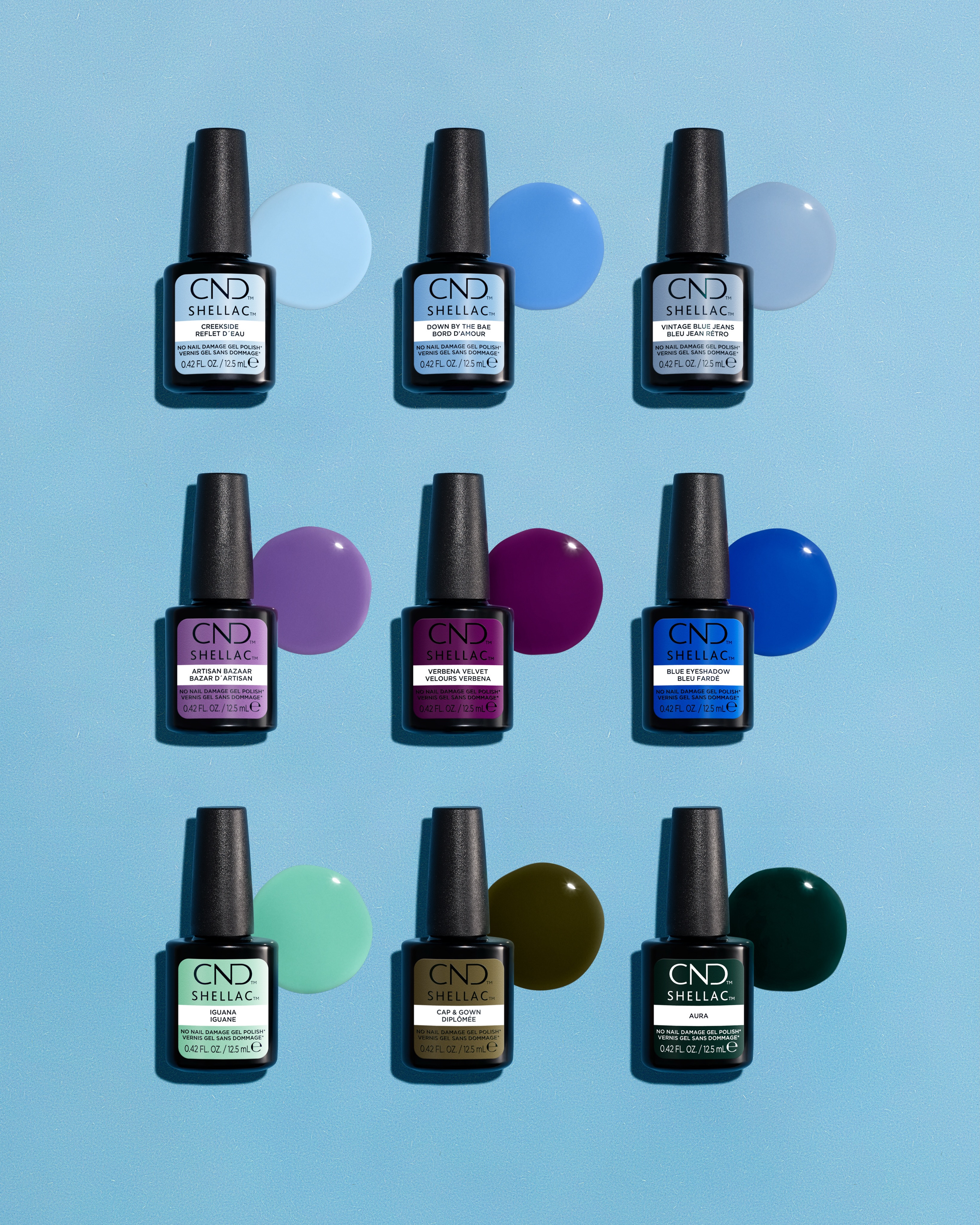 CND - 8 vivid NEW shades! #CNDCreativePlay Sunset Bash Collection