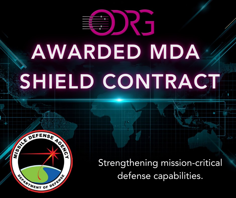 Organizational - ODRG is pleased to announce it was awarded a contract ...