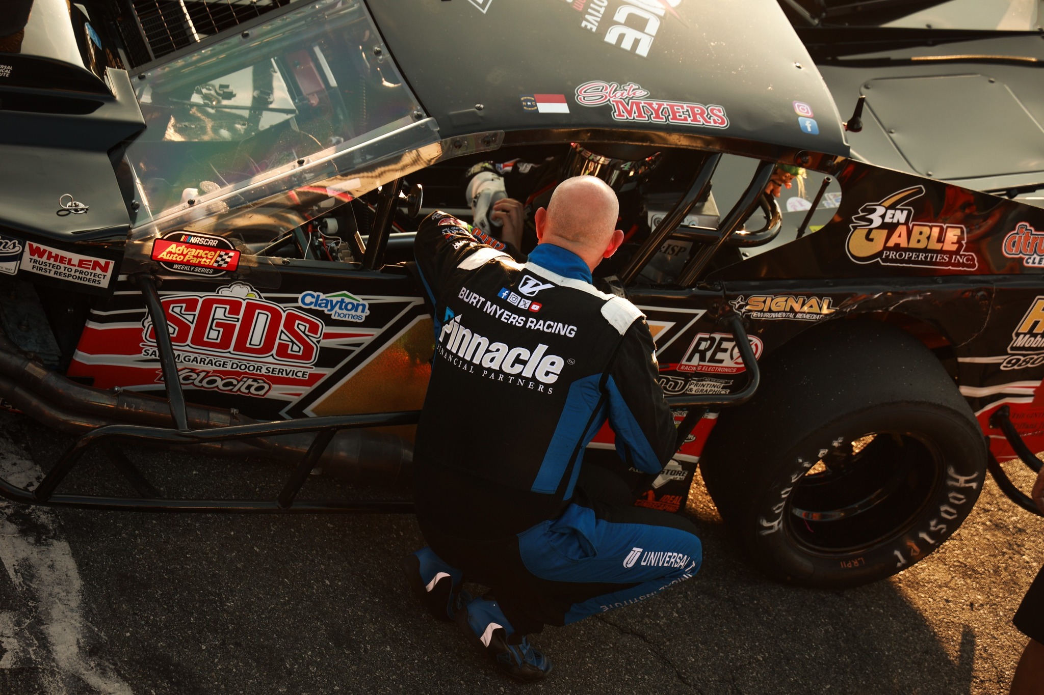 Slate Myers rolls off P4 with his dad... - CitruSafe Racing | Facebook
