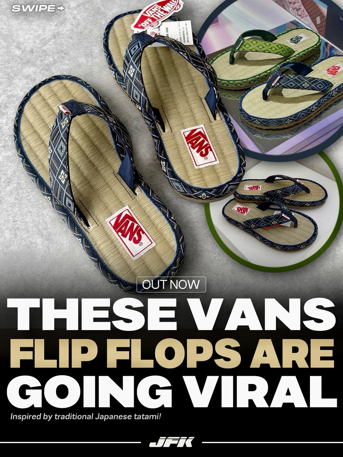 Now Available: Vans Coastal Tatami 🩴🇯🇵 Vans took traditional