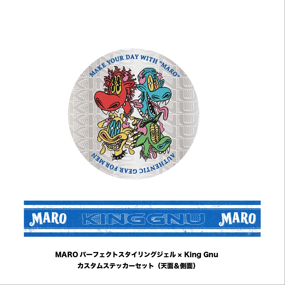 MARO x King Gnu Collaboration BOX 「MARO」から「King Gnu CEN+RAL