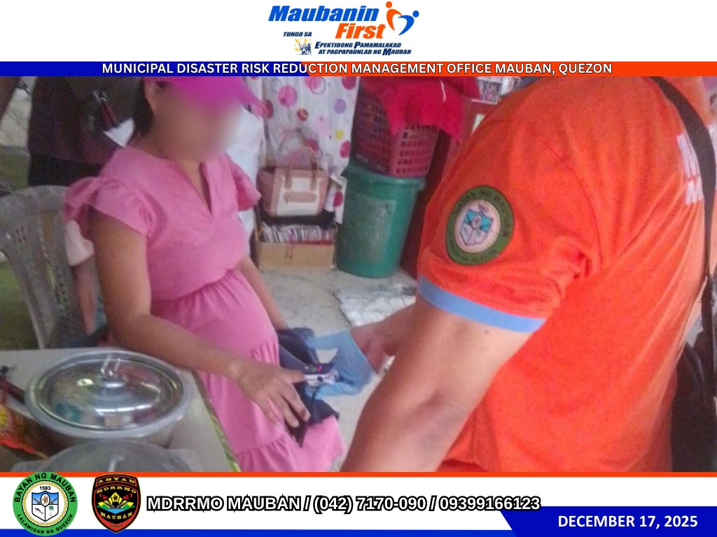 MDRRMO Mauban - MDRRMO Mauban added a new photo.