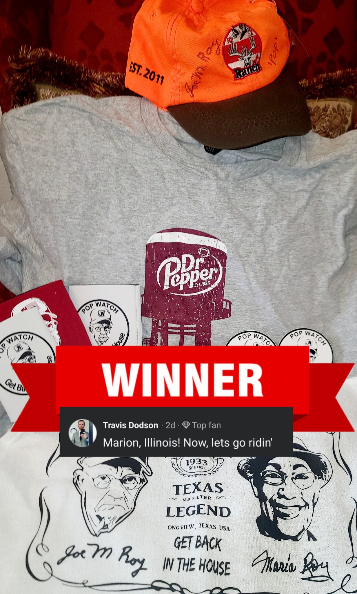 JASON - 🎉POP WATCH FAN DONATION WINNER 🎉 Congrats to Travis Dodson of ...