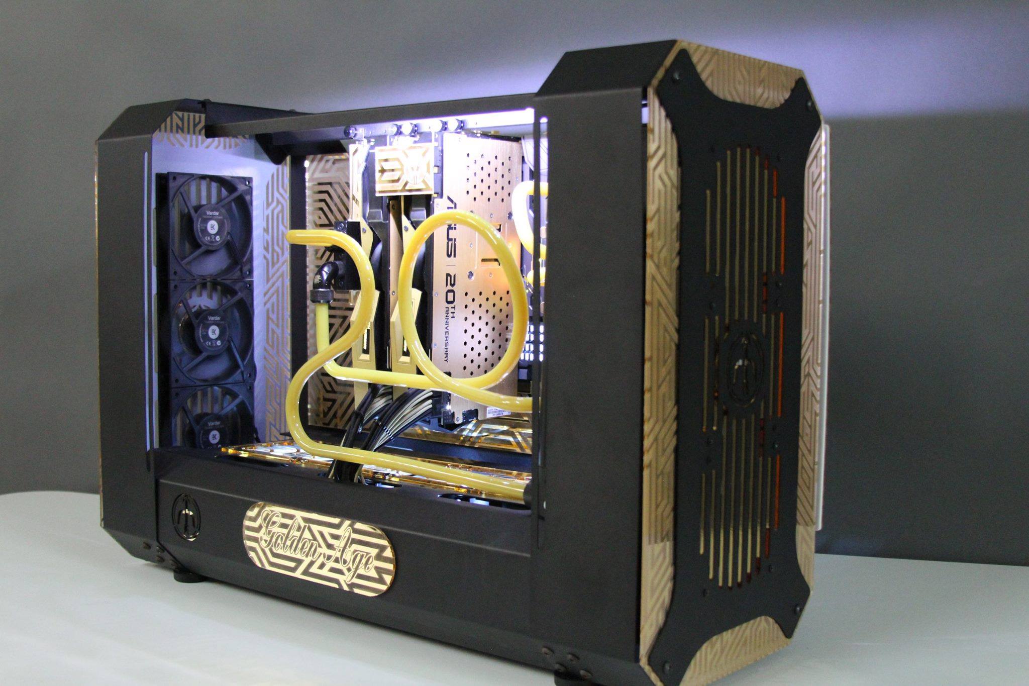 V1 Tech - This case can be stacked, supports 6 GPUs, 2...