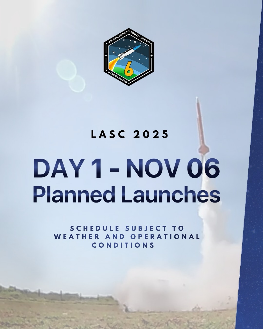 🚀 Day 1 Launch Schedule —... - Latin American Space Challenge | Facebook