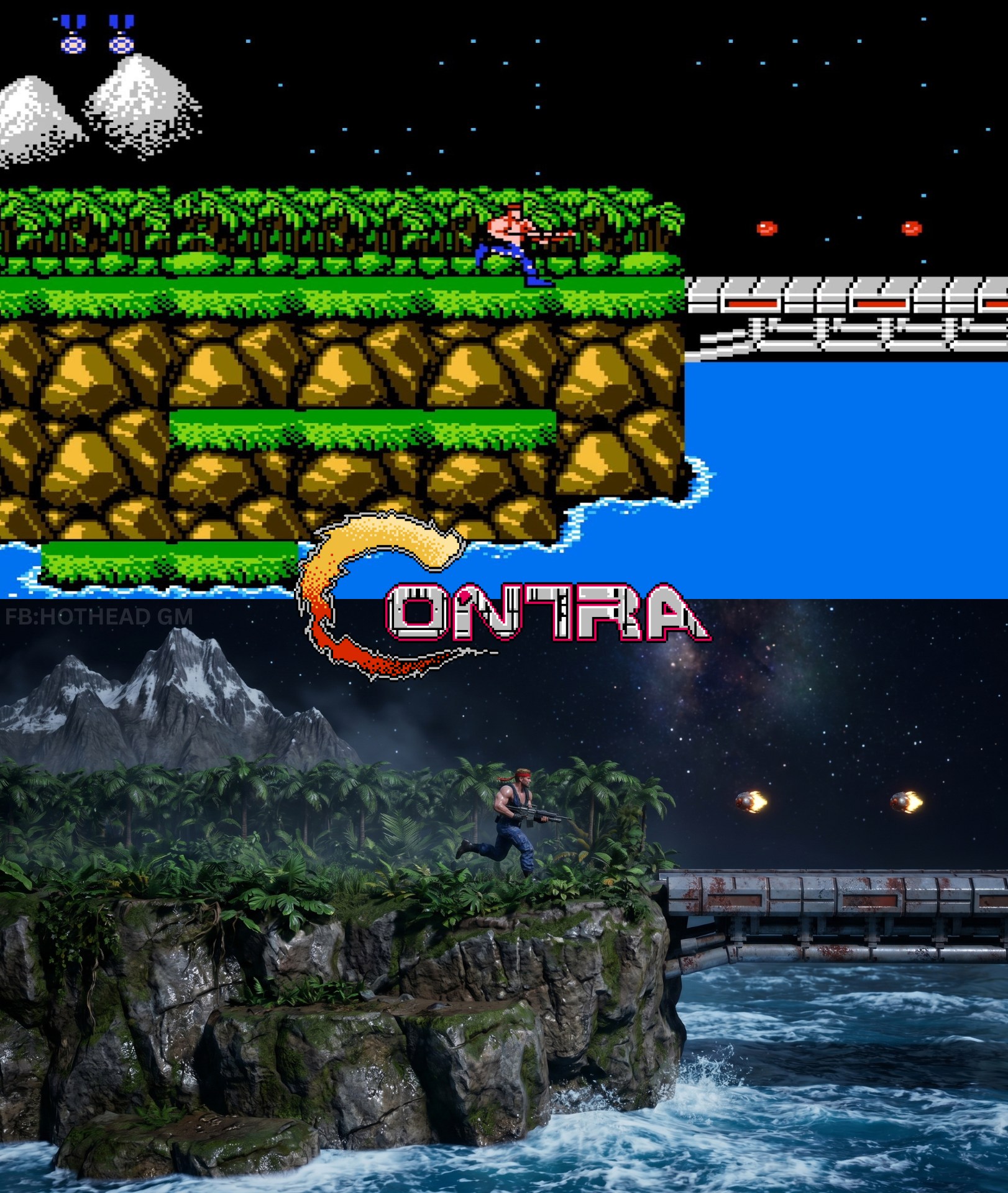 💥 Contra (NES) Remake Concept. A run-and-gun masterpiece that