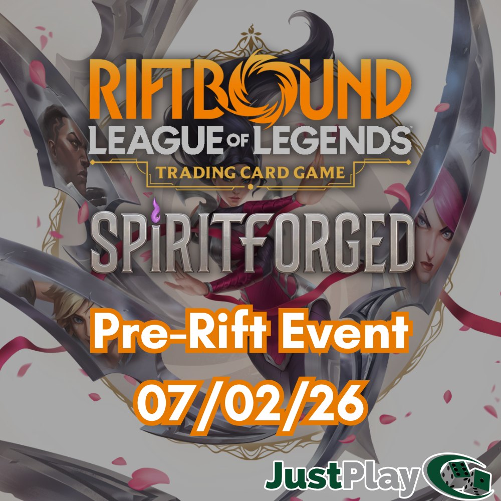 Justplaygames - Pre-Rift Event: Riftbound – Spiritforged Welcome to our ...
