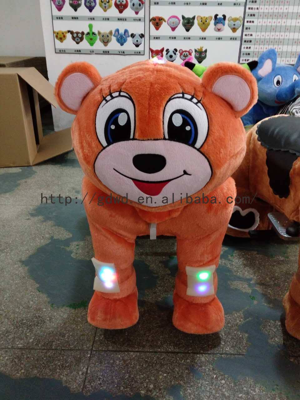 Amusement coin operated kiddie rides,animal rides for mall