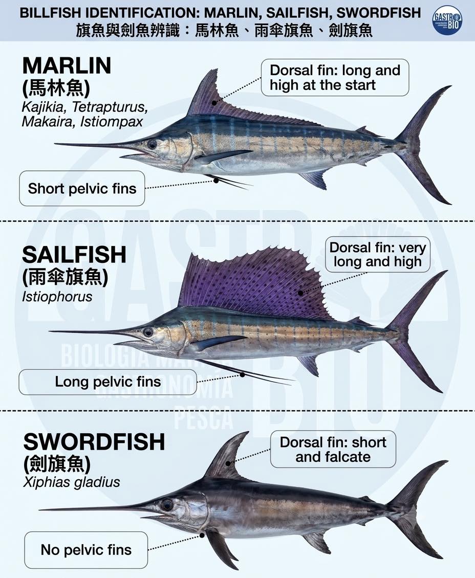 Types of Marlin and Sailfish: Characteristics and Habitats