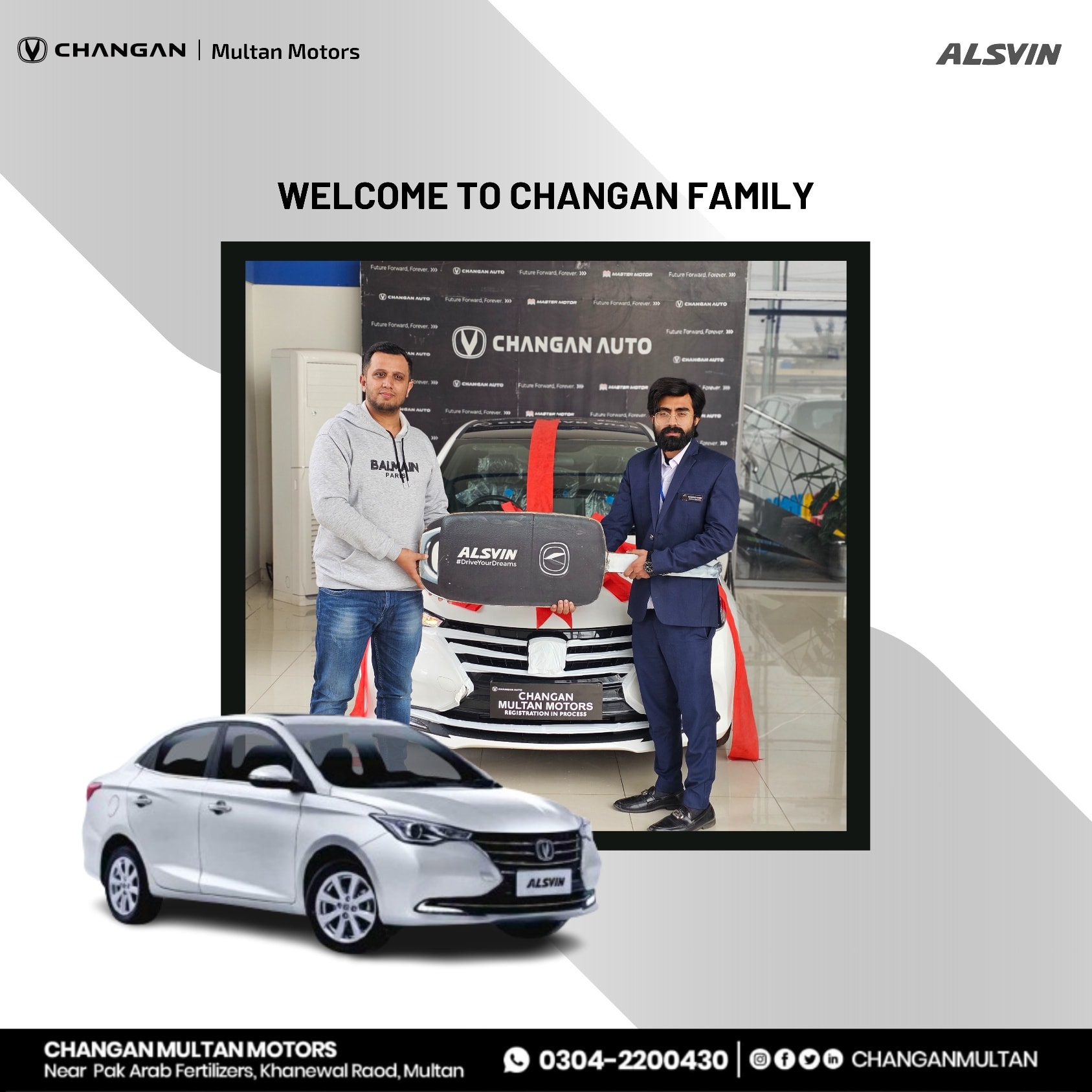 Changan - Congratulations to our valued Customer on Purchase of ...