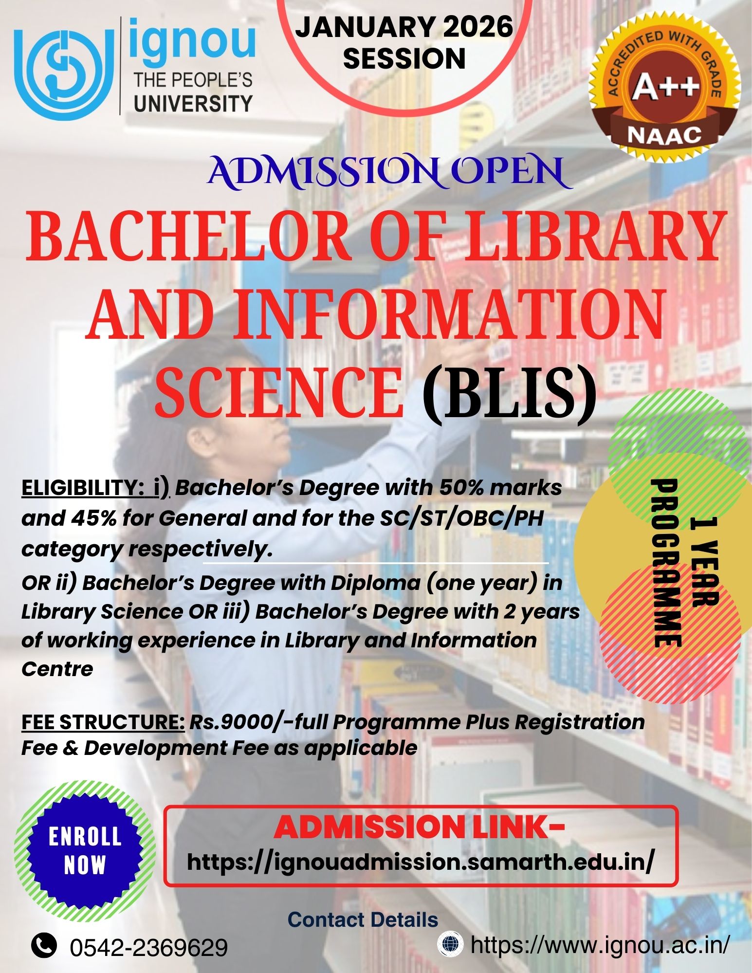 Admission Open for... - IGNOU Regional Centre Varanasi | Facebook