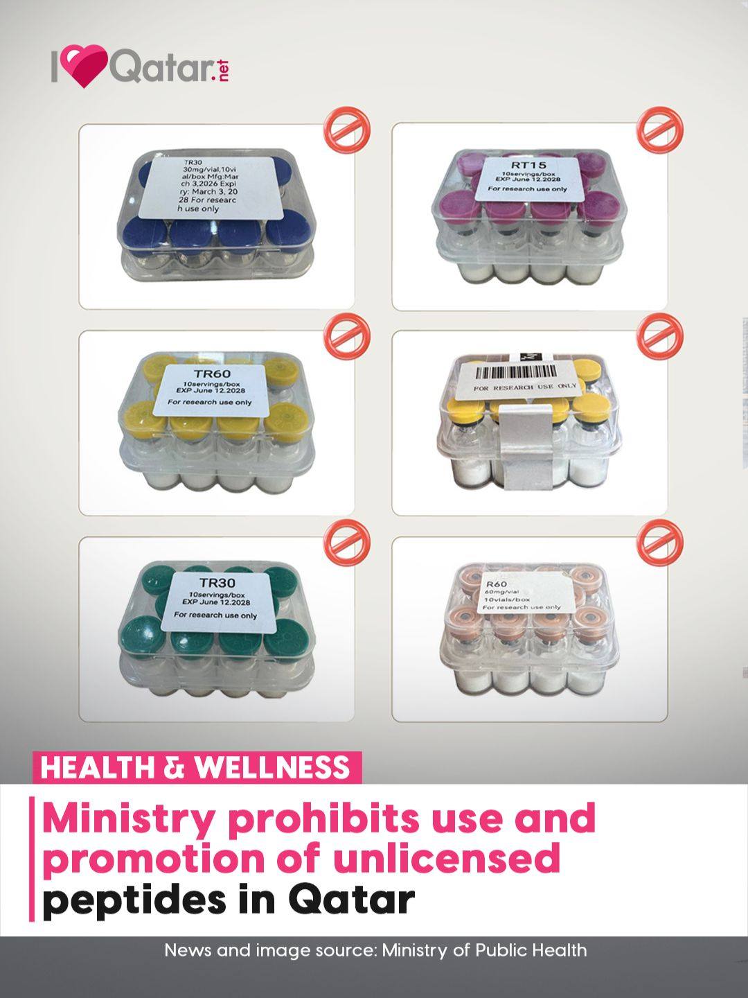 bpc-157 news 2026 💉❌ On 25 August 2026, Ministry of Public Health (MOPH) issued a circular prohibiting the handling, distribution, use & promotion of unlicensed peptides, including BPC-157, Retatrutide & MOTS-c. 👉 The circular states US Warehouse Size:15mL bpc-157 injection near injury
