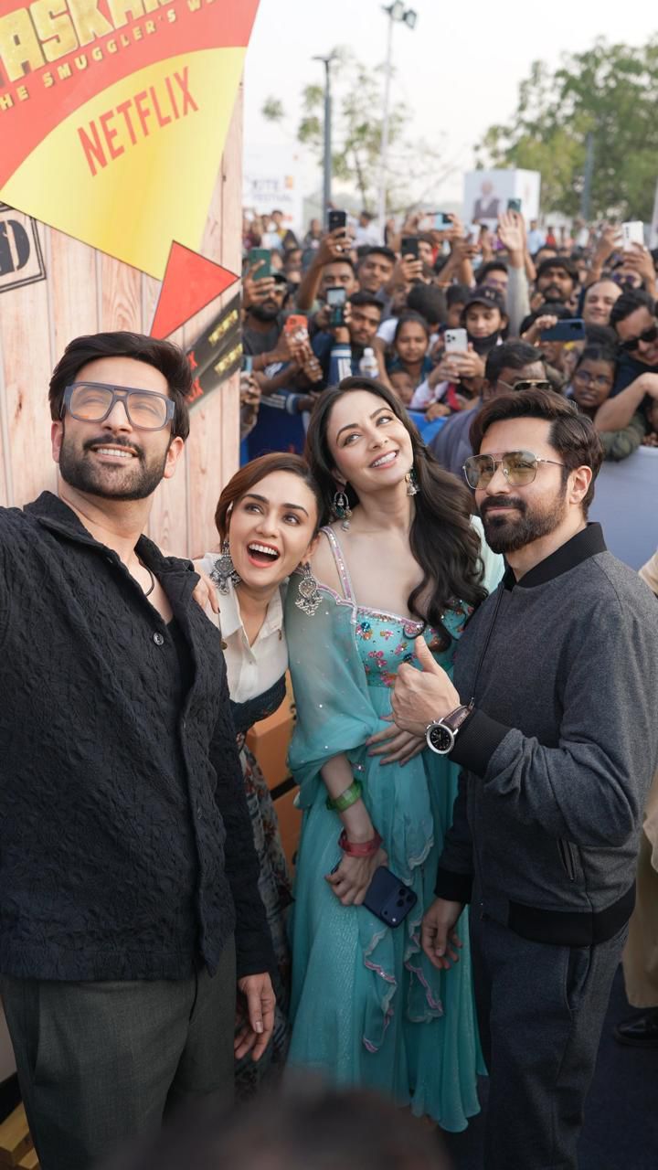 Entertainment - EMRAAN HASHMI & TASKAREE CAST TOUCH DOWN AT UTTARAYAN ...