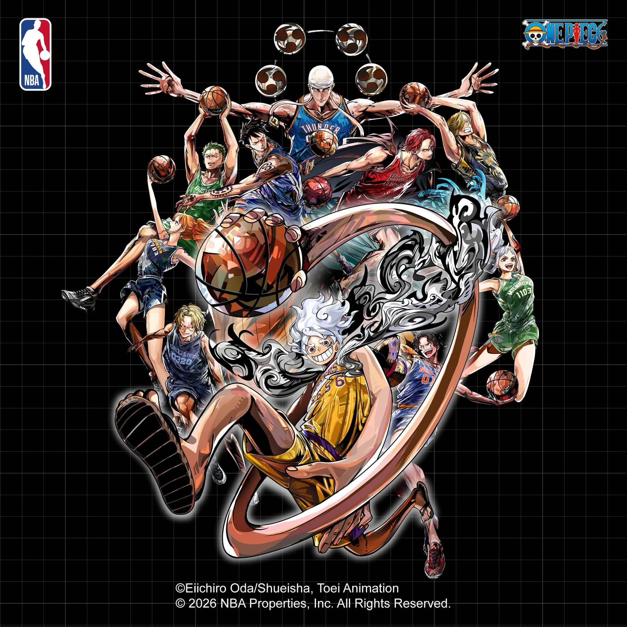 ONE PIECE × NBA” Special Collaboration! ONE PIECE × NBA “MASTER