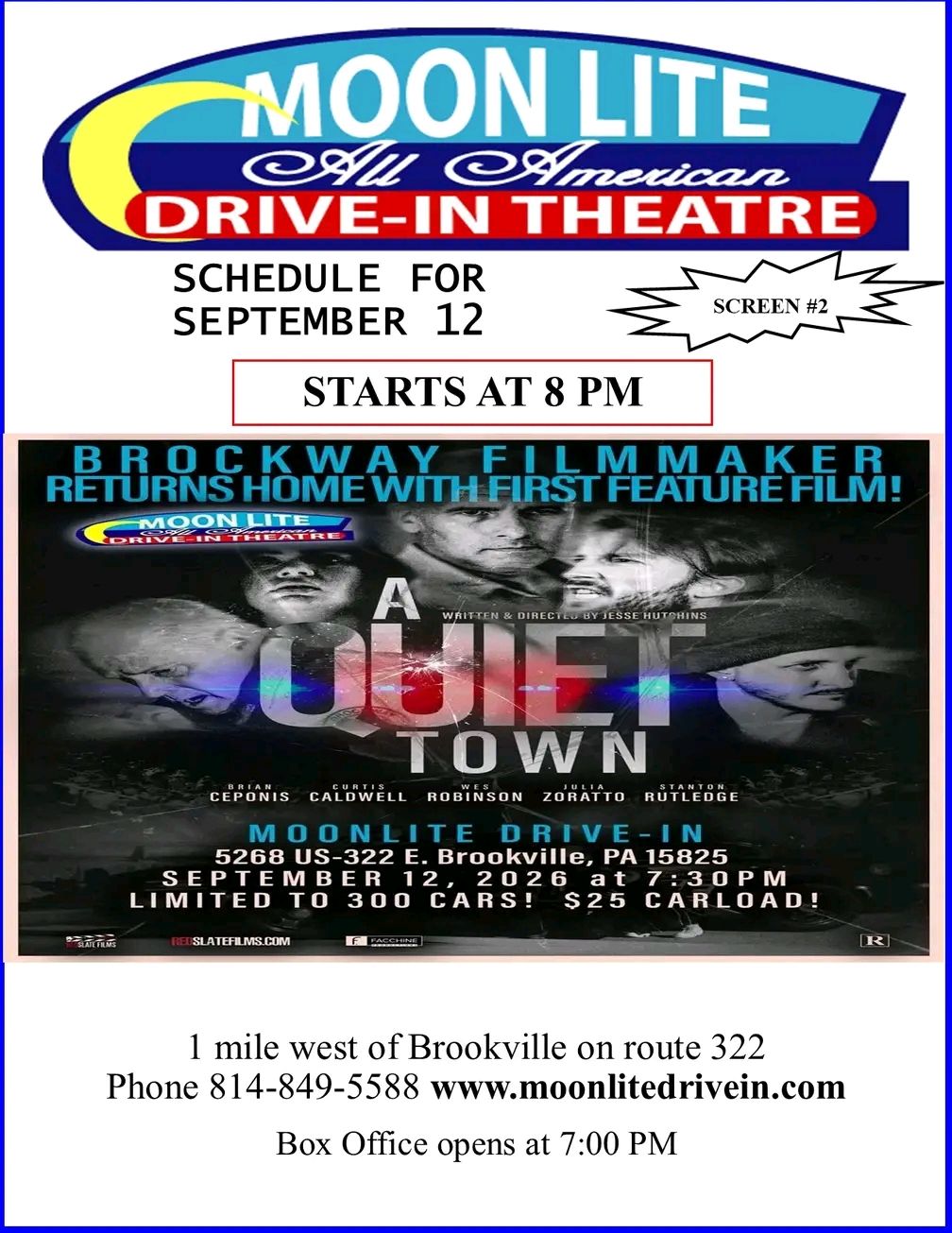 Moonlite Drive-In Theatre | Brookville PA