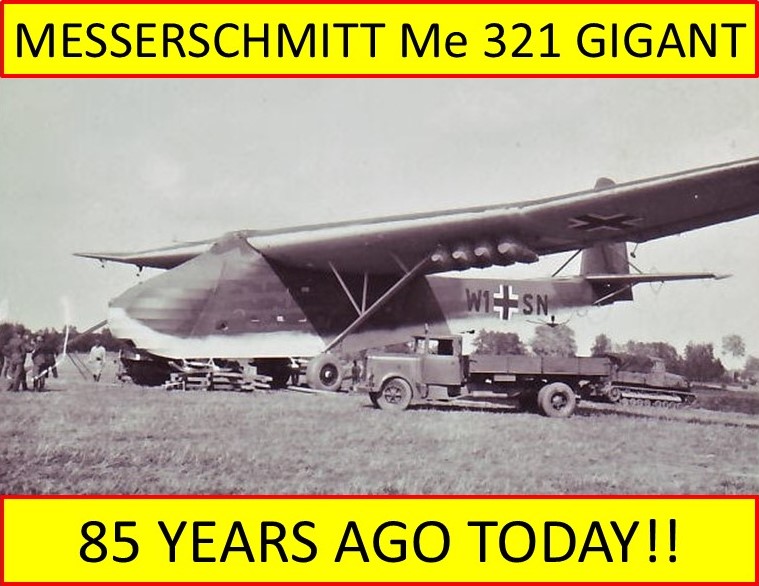Heinkel He 111Z towing Messerschmitt Me 321 Gigant glider
