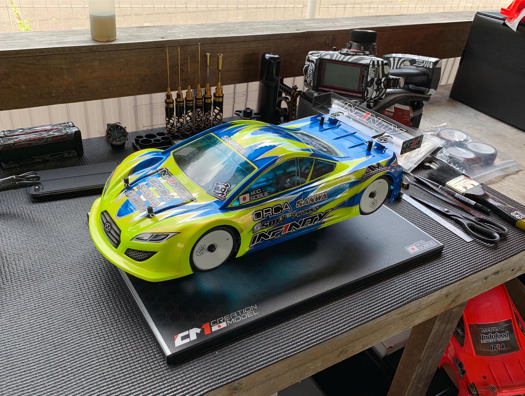 Preparing for ETS.😉 - Akio Sobue RC Pro Driver | Facebook