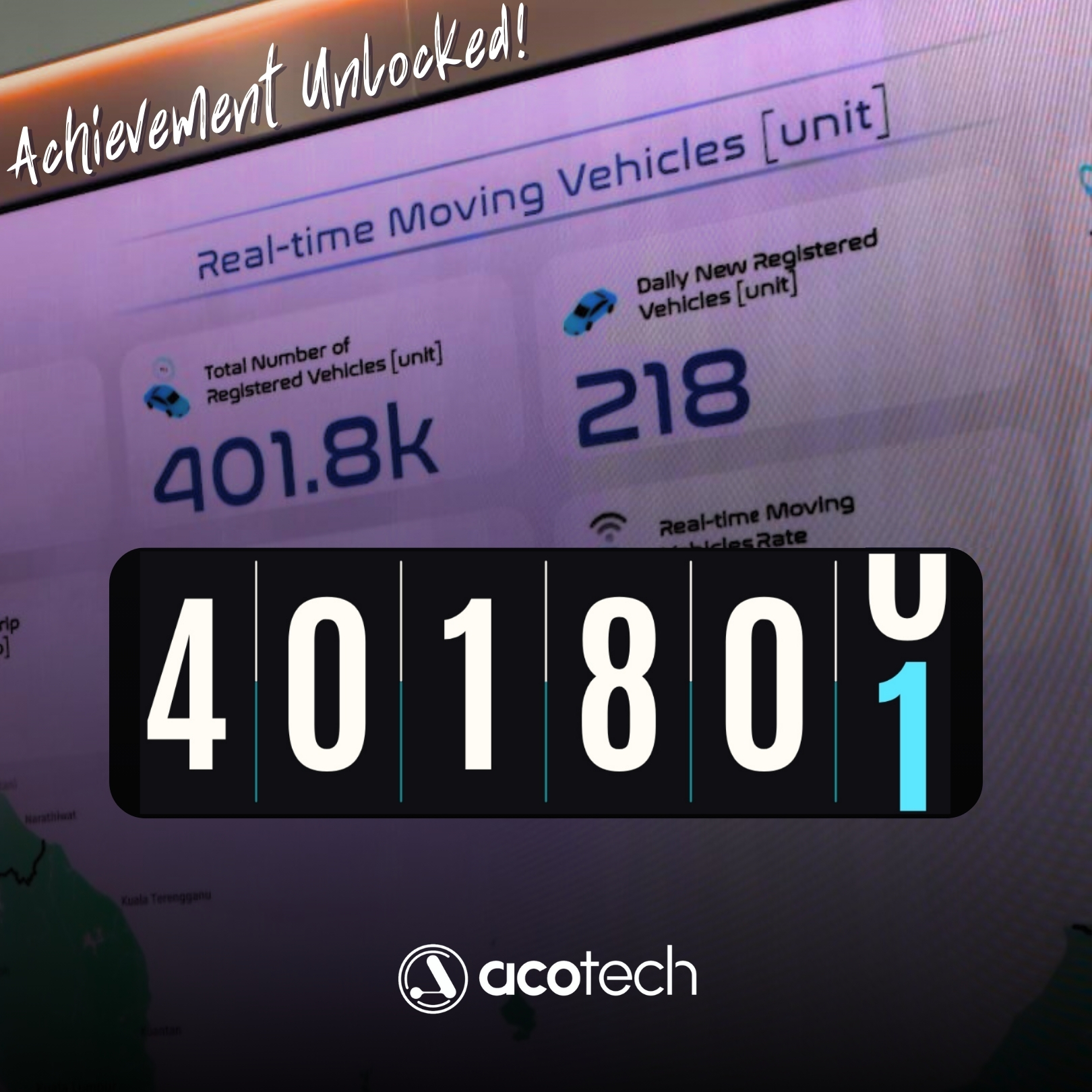 ACO - 🎉 ACHIEVEMENT UNLOCKED! 🎉 Our connected car network has ...