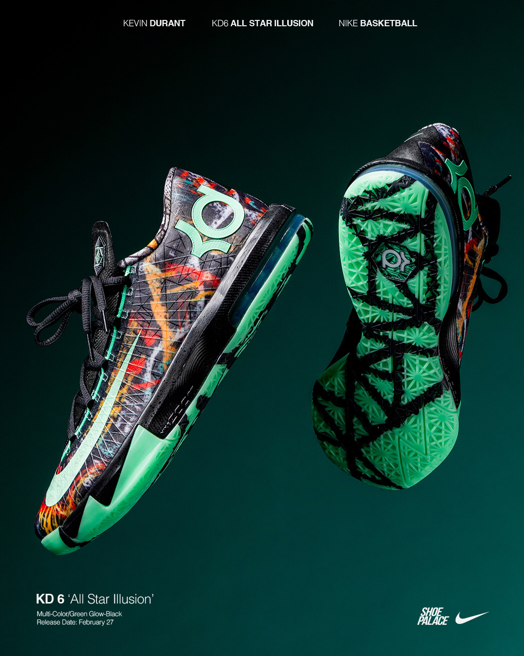 The Nike KD 6 'All Star Illusion' is available now by clicking
