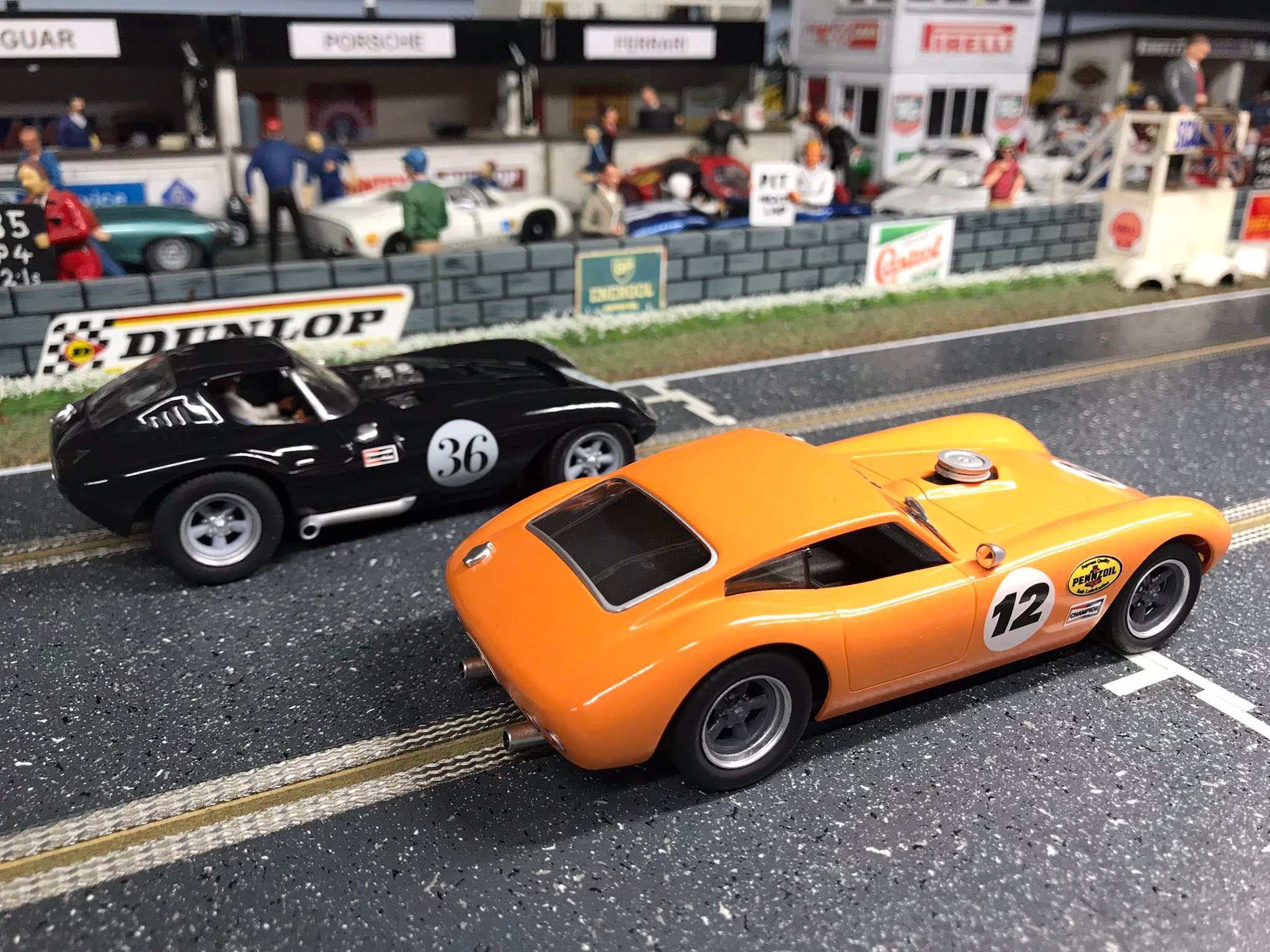 1958 Kellison J4 Coupe slot car model