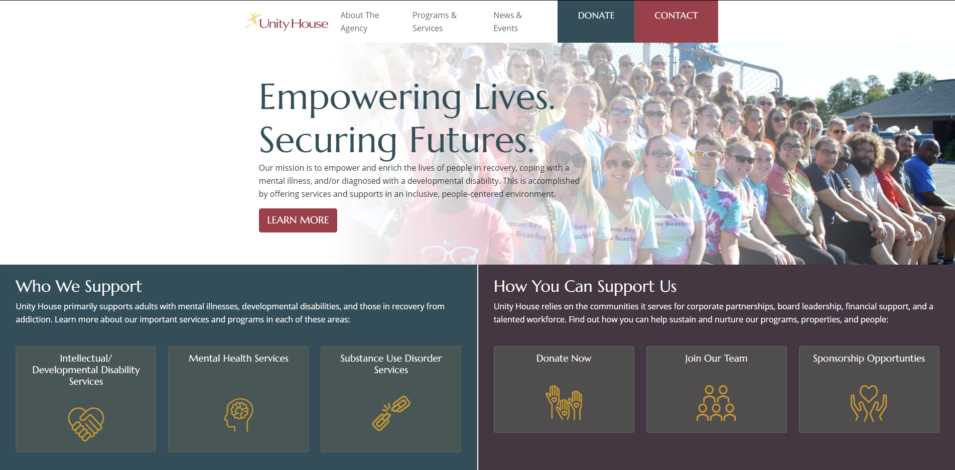 Unity House - The agency has a brand new look! Unity...