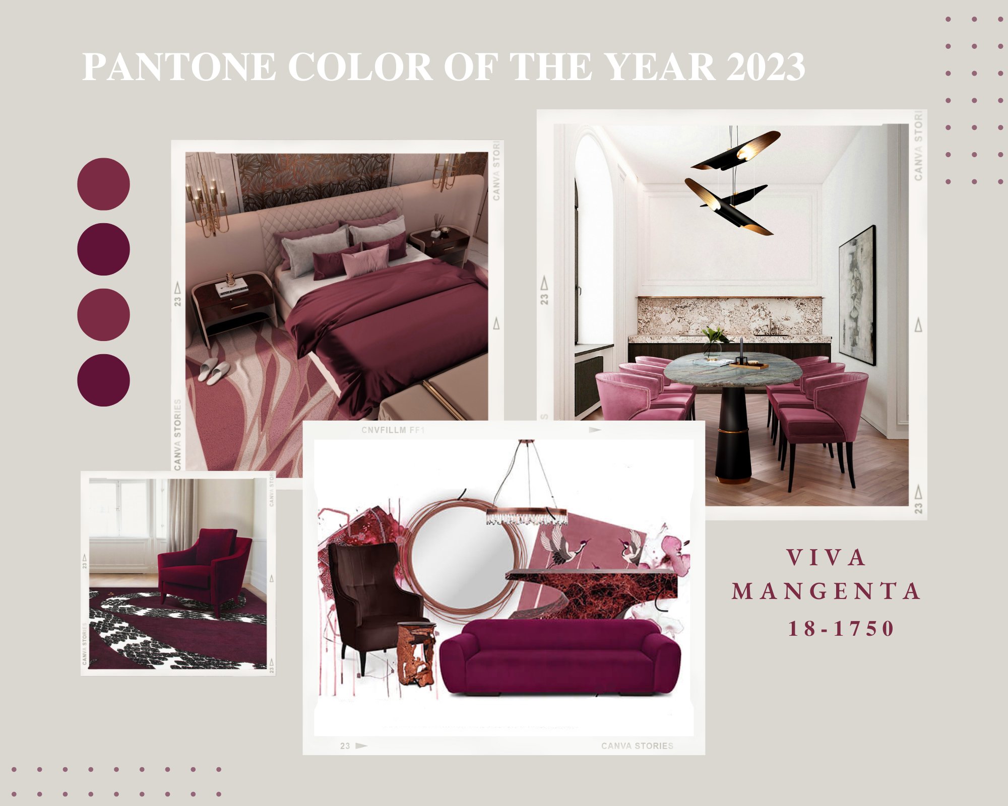 Home'Society Magazine - The Pantone color of the year 2023 is Viva ...