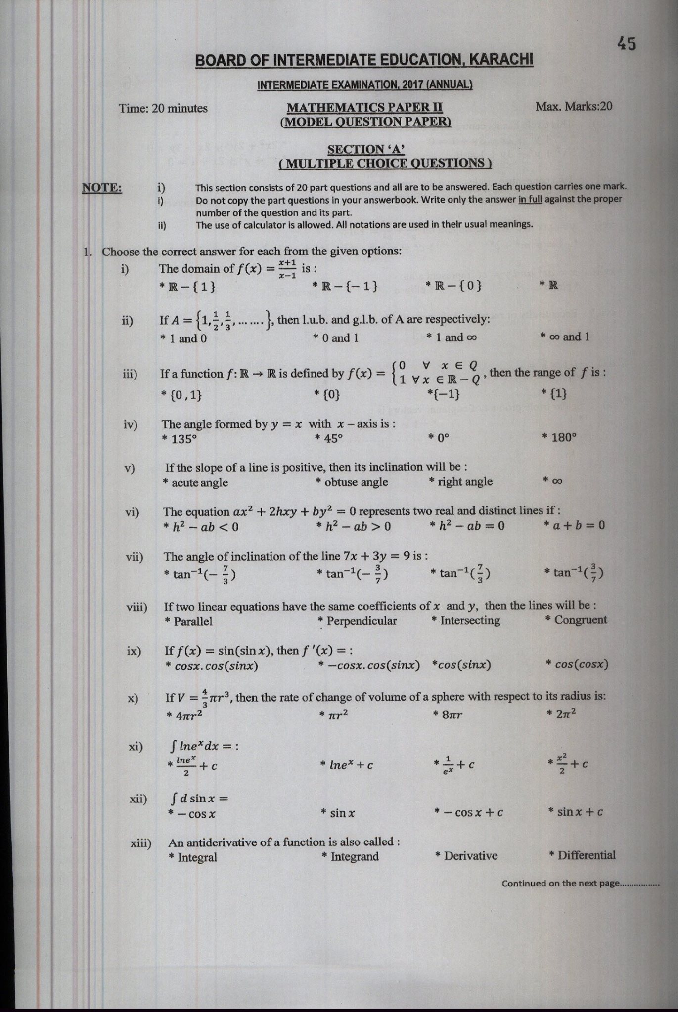 Learn Mathematics for Education | Karachi
