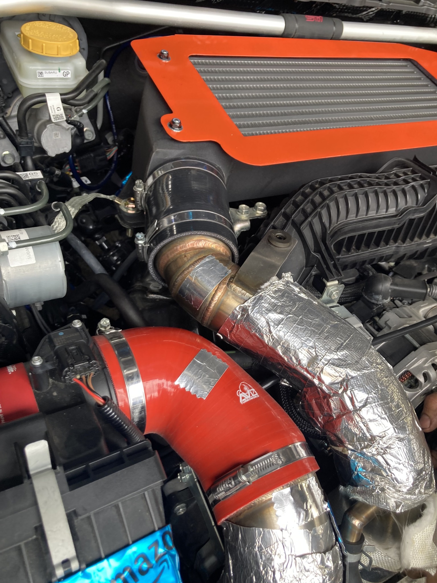レヴォーグ （VM4）ターボキット取り付け。 今回の車両は既に 