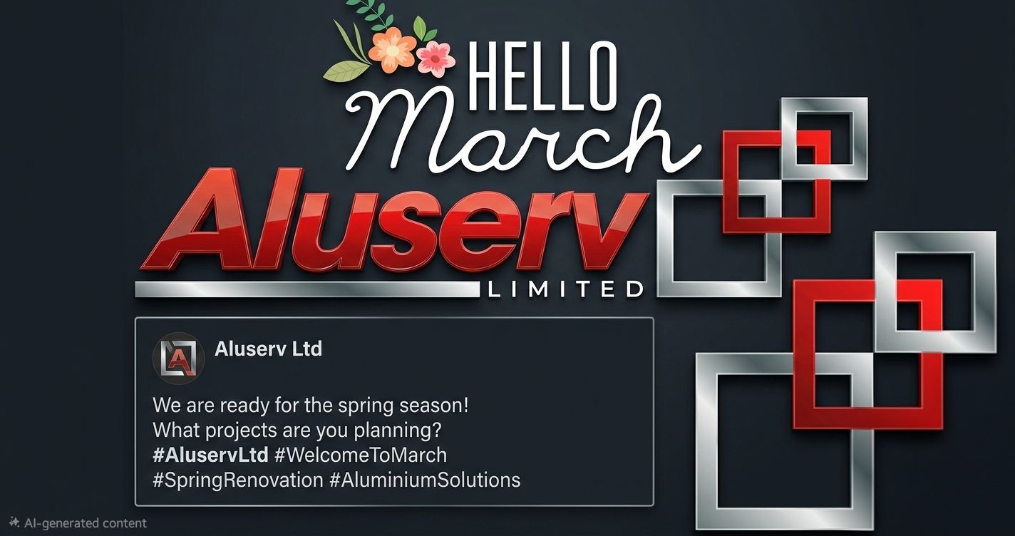 Aluserv Ltd - Hello March! 🌷 As we step into a new... | Facebook