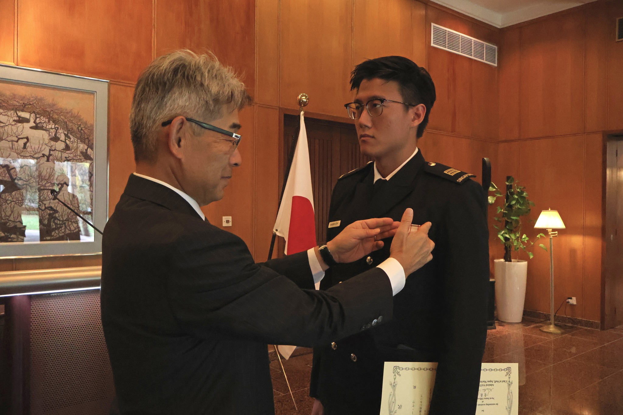防衛省 海上自衛隊 (Japan - 25.11.8 統合幕僚長の訓示（統合幕僚副長