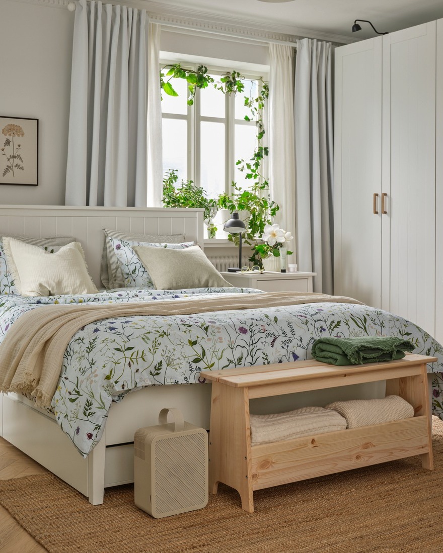IKEA - Made with a mix of plywood and metal, the mesh at the top