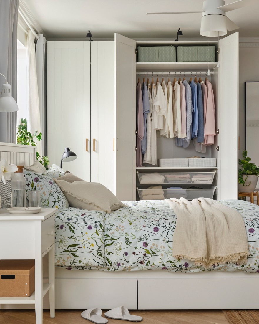 IKEA - Made with a mix of plywood and metal, the mesh at the top