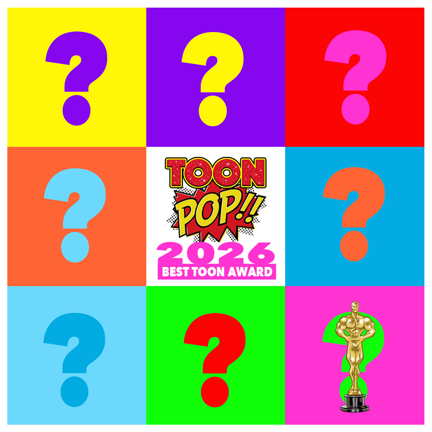 TOONARAMA - TOON POP!! - Best TOON Award 2026 - NOMINATIONS NOW CLOSED ...