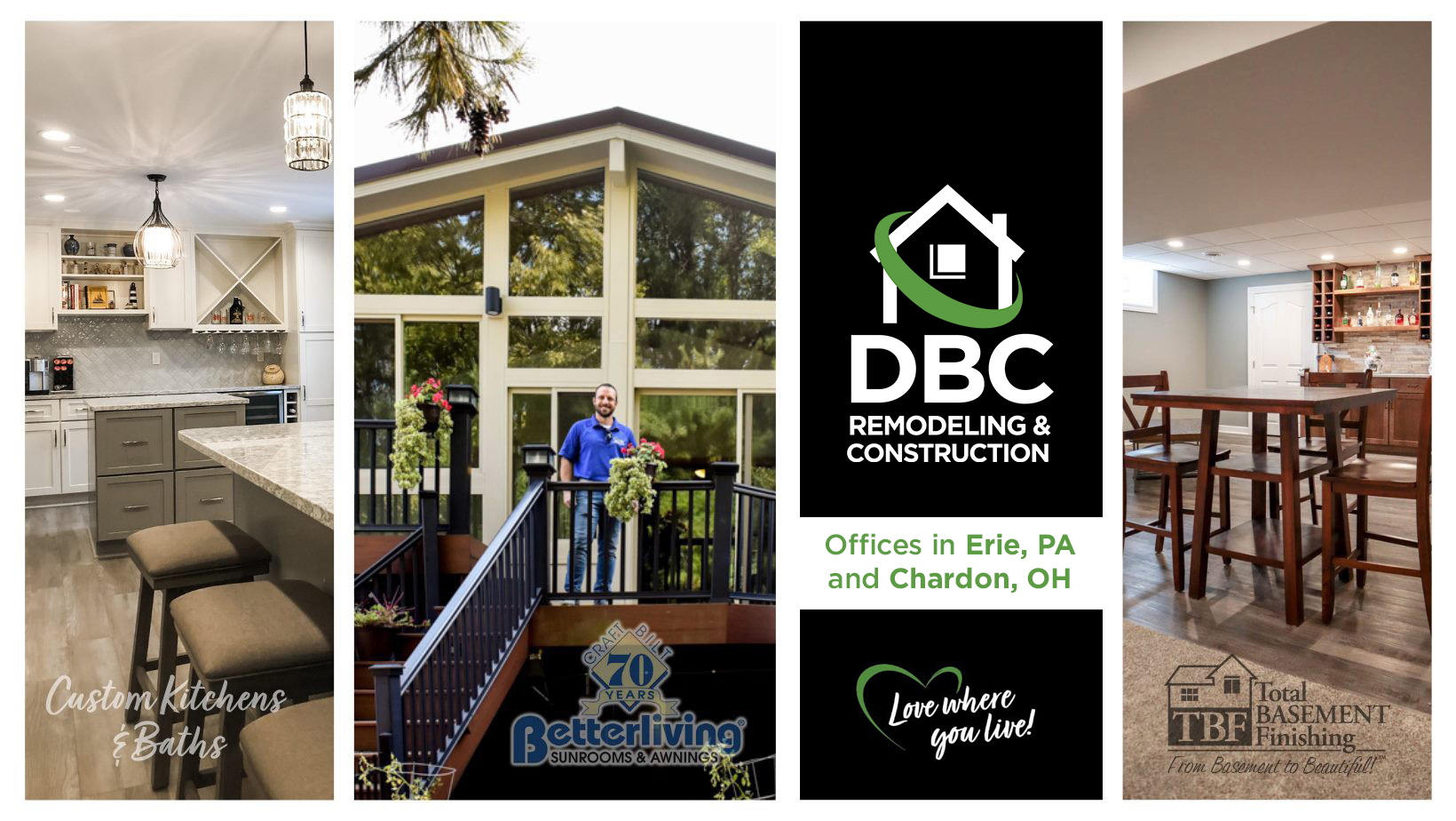 DBC - We’re thrilled to announce that DBC Remodeling & Construction now ...