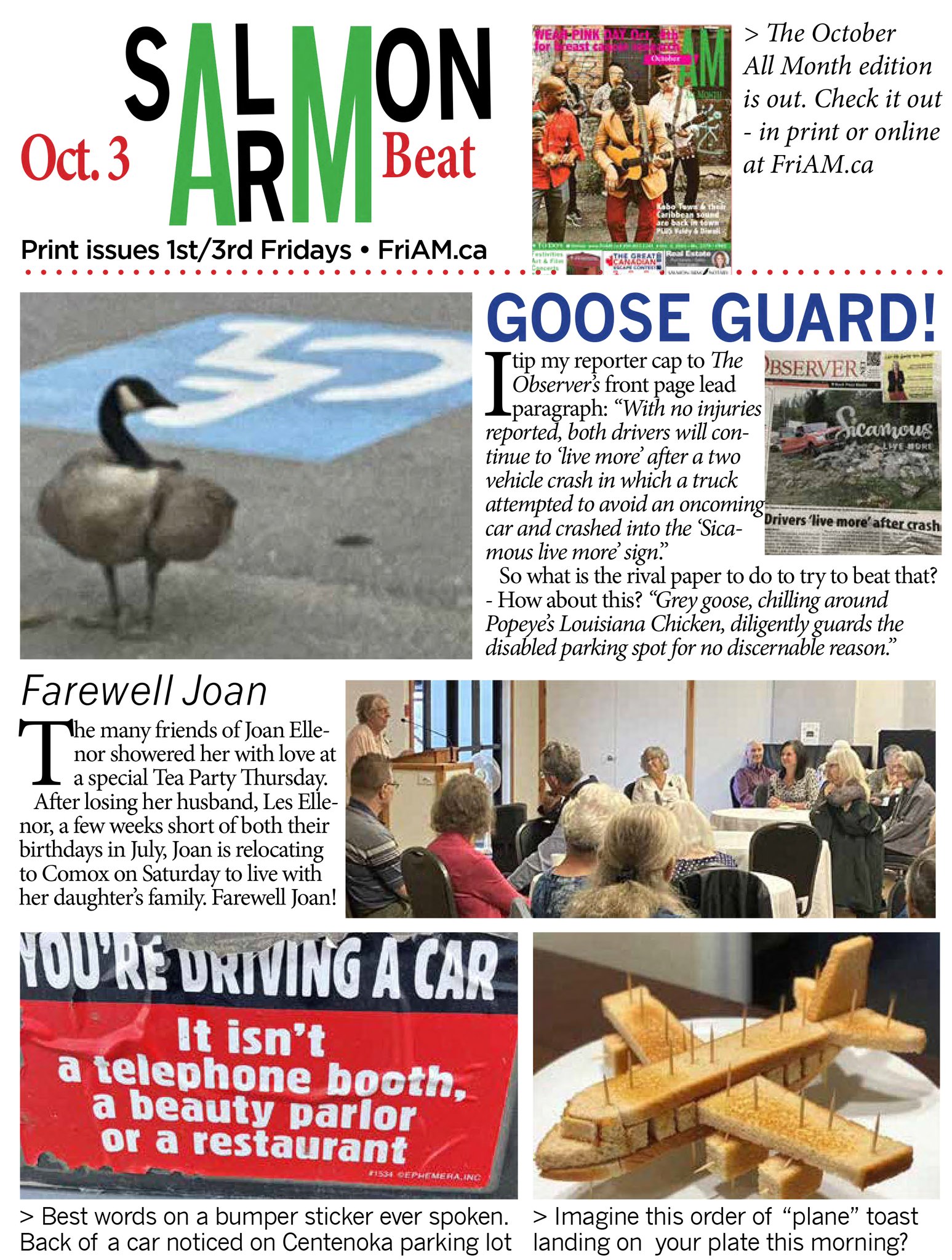 Friday - Here is the link to the October AM: https://friam.ca/wp ...