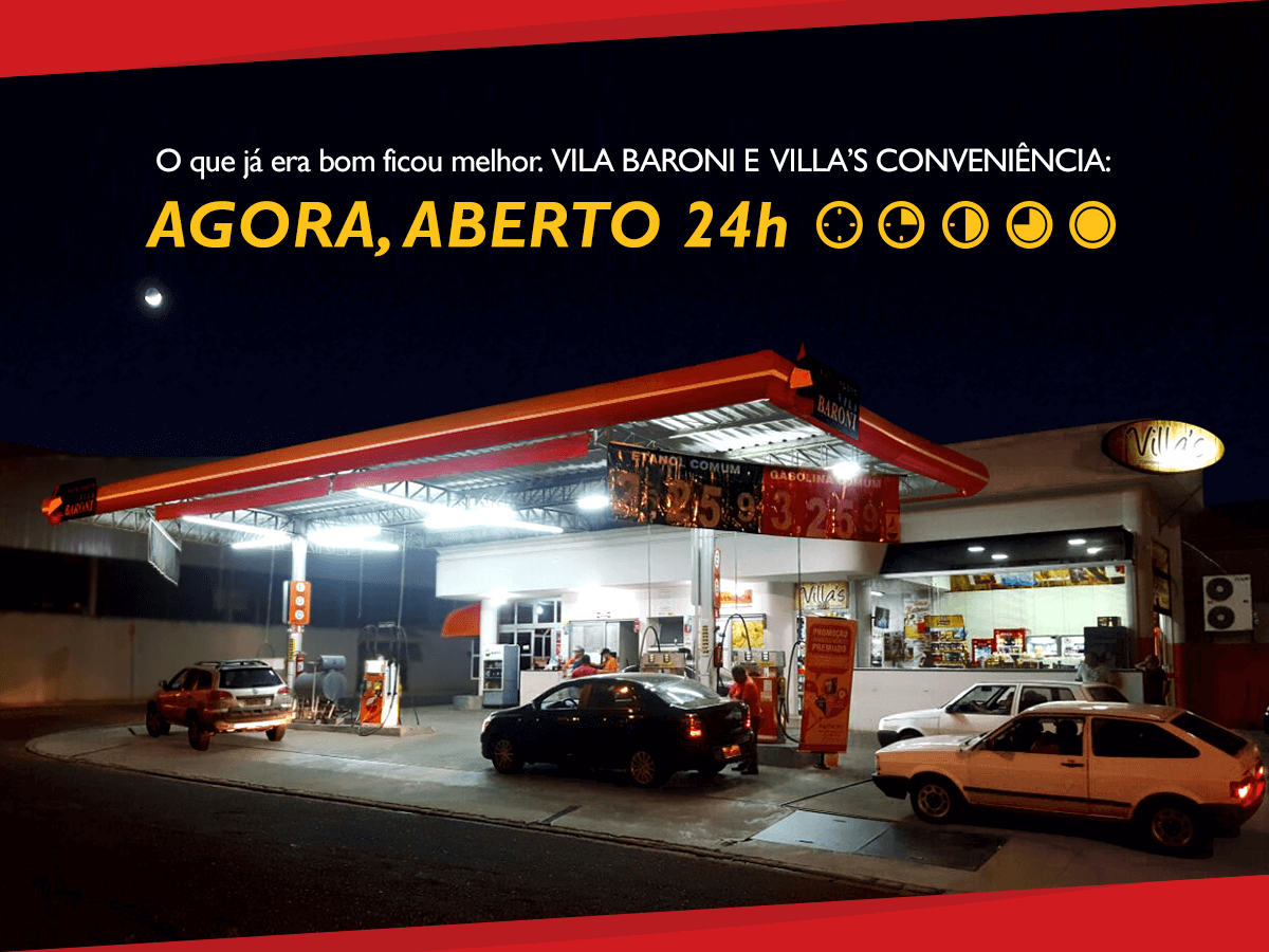 É isso mesmo!... - Auto Posto e Conveniência Vila Baroni