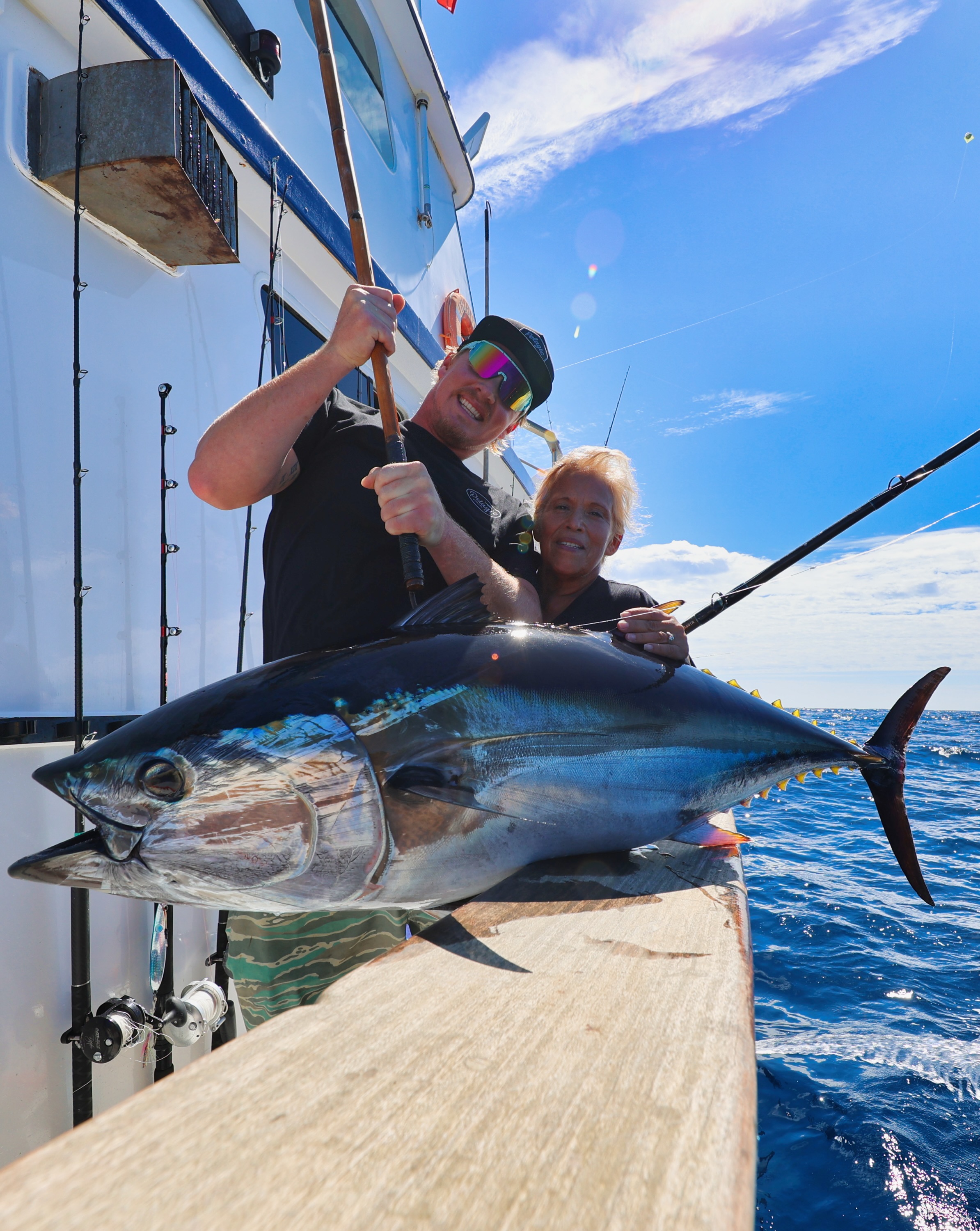 Pelagic - One of two big cow yellowfin (252 and 233 lbs) caught by