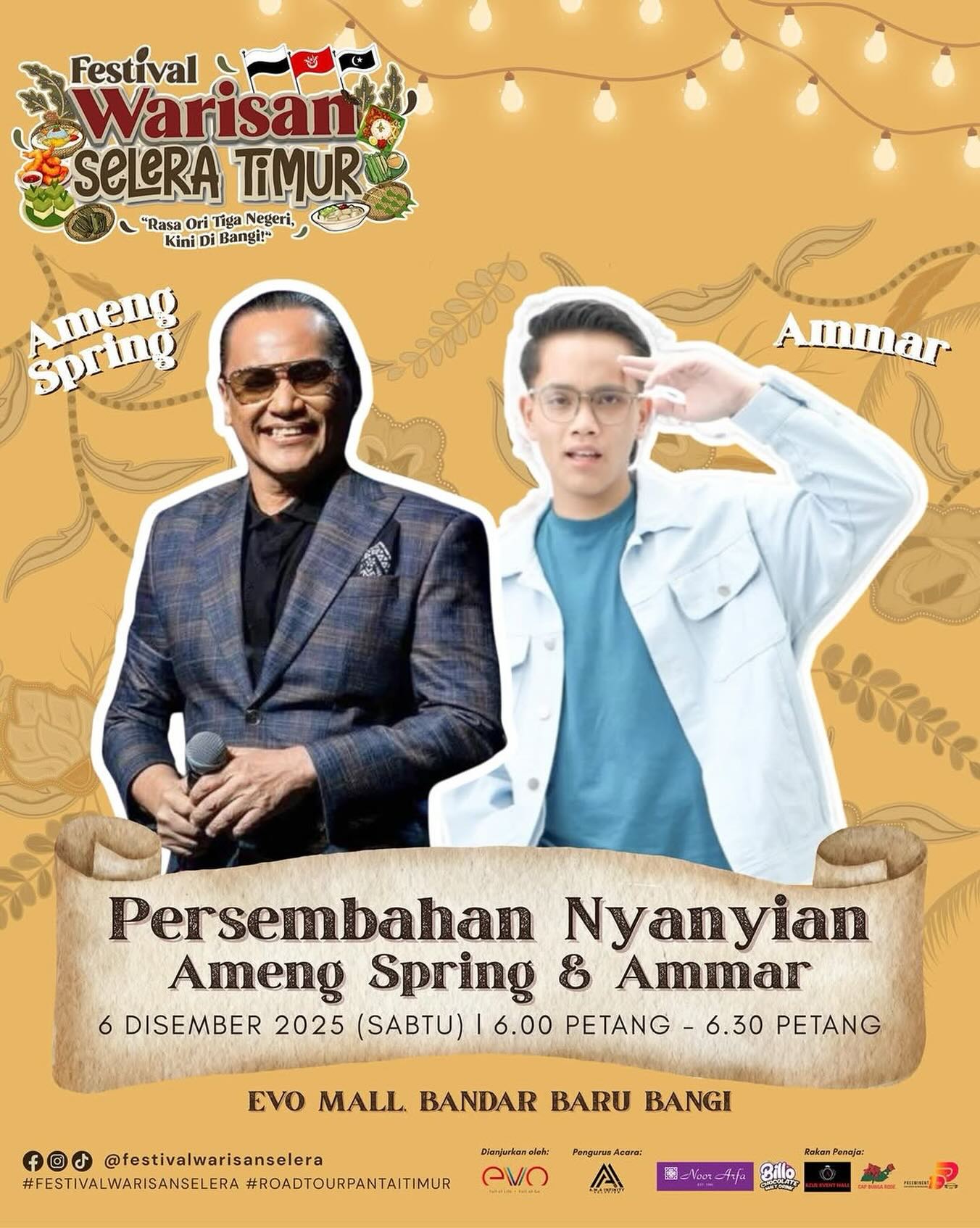 EvoMall - 🎤 Persembahan Istimewa di Festival Warisan Selera Timur! 🎉 ...